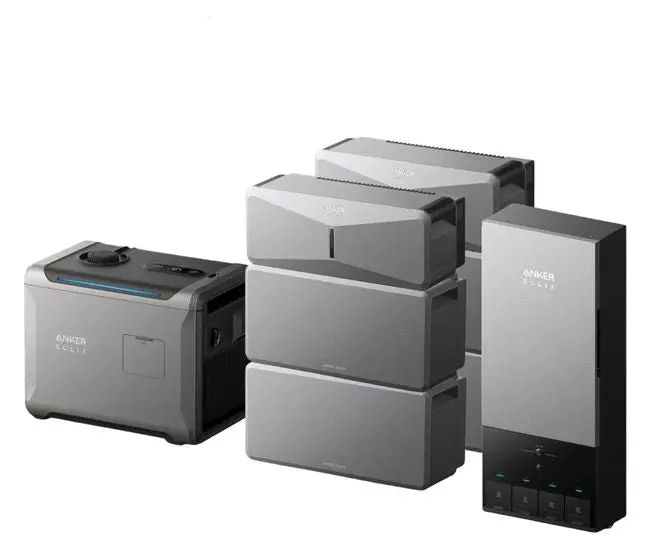 Anker Solix B17e114e 2-Set E10 Automatic Infinite Backup Kit | 24Kwh Lifepo4 Battery | 10-30Kw Turbo Output | 5X Backup Time | Smart Grid & Storm-Guard 1