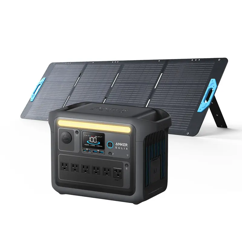 Anker Solix C1000x 1056Wh | 1800W Portable Power Station W/ 200W Solar Panel 1