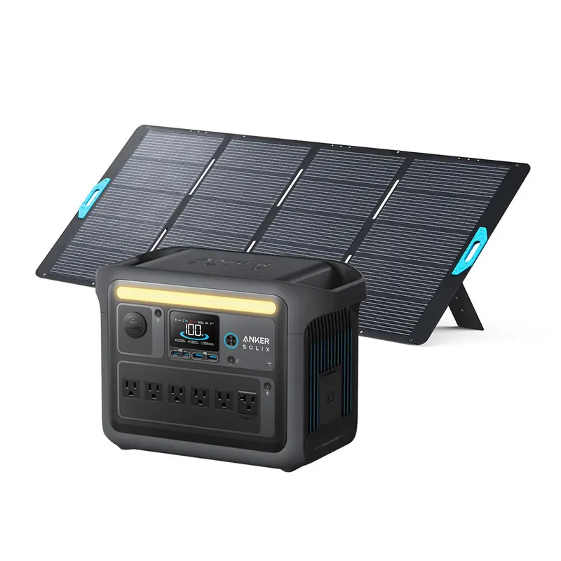Anker Solix C1000x 1056Wh | 1800W Portable Power Station W/ 400W Solar Panel 1