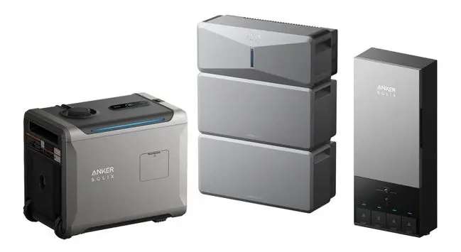Anker Solix G17e114c E10 Automatic Infinite Backup Kit | 12Kwh Lifepo4 Battery | 10-30Kw Turbo Output | 5X Backup Time | Smart Grid & Storm-Guard 1