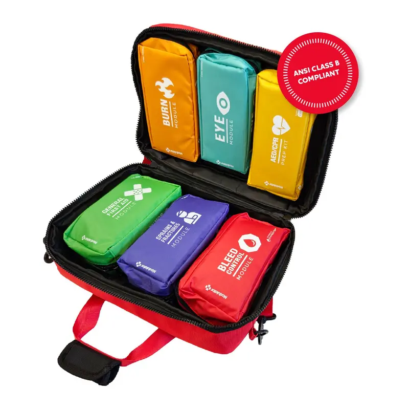 Ansi Class B Trauma & Bleed Control Emergency Response Kit – Modular Grab-And-Go Bag (M610b) 1