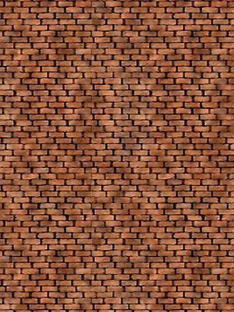 Ap-Bm030 - Art Printers - Backscenes Building Paper - Engineering Brick (Ho Scale) 1