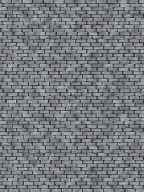 Ap-Bm031 - Art Printers - Backscenes Building Paper - Staffordshire Blue Brick (Ho Scale) 1