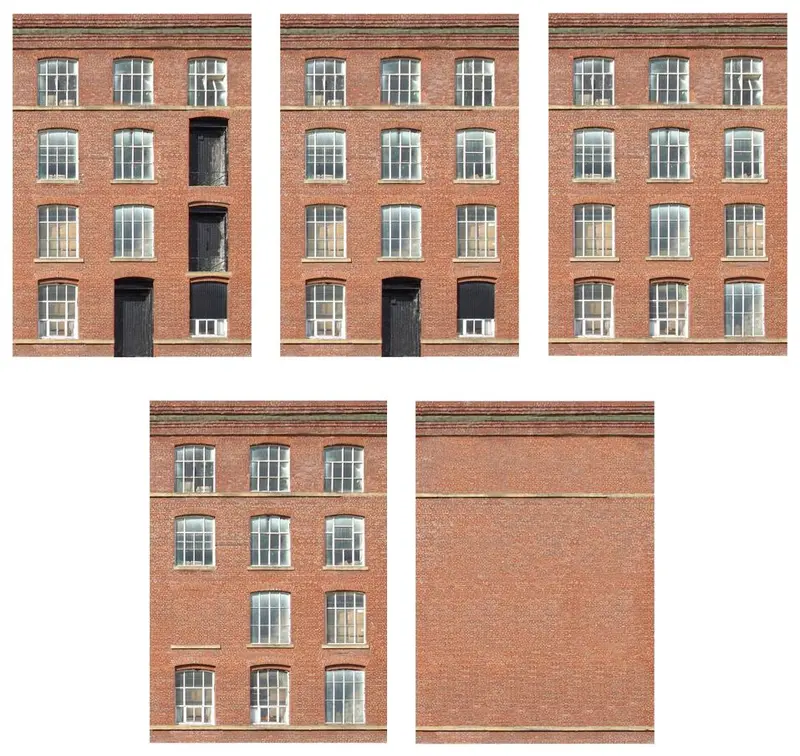 Ap-Bm104 - Art Printers - Backscenes Building Paper - 1950'S Warehouse (Ho Scale) 1