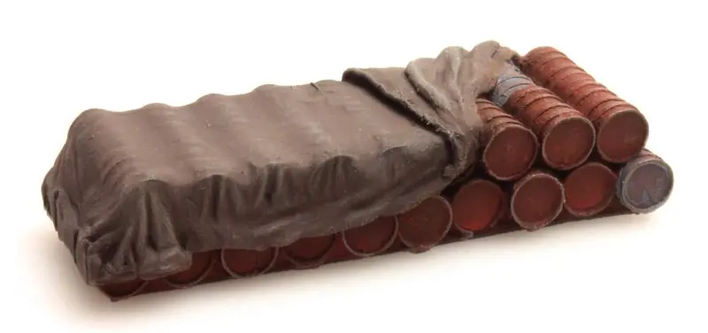 Artitec - Cargo "Barrels With Cover" For Daf Flatbed Truck (Ho Scale) 1