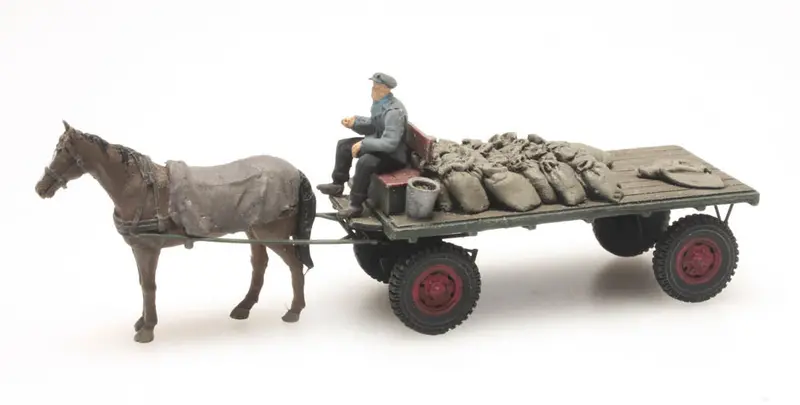 Artitec - Coal Cart With Horse (Ho Scale) 1