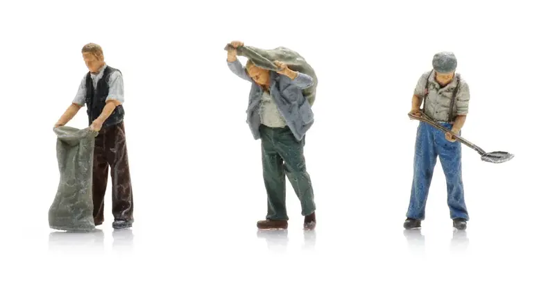 Artitec - Coal Men (Ho Scale) 1