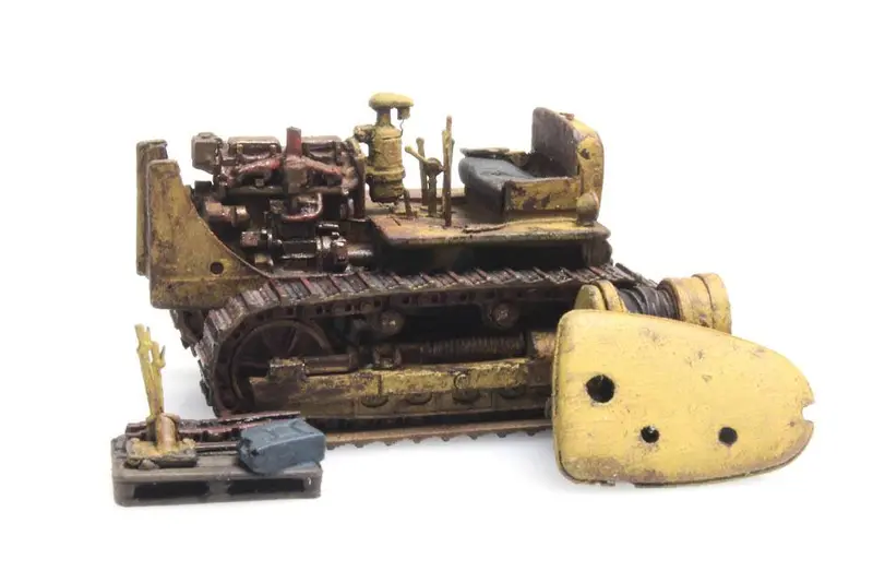 Artitec - D7 Bulldozer - Rusty (Ho Scale) 1