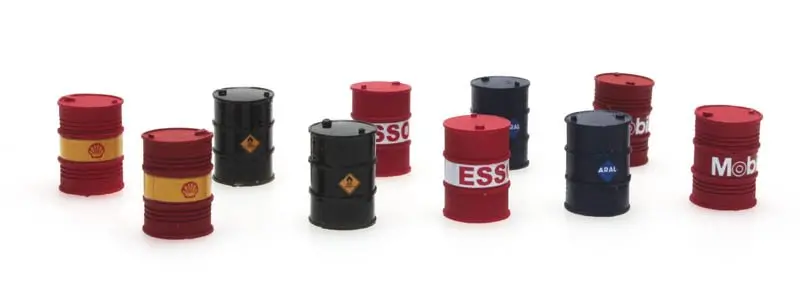 Artitec - Oil Drums Oil Corporations - 10Pc (Ho Scale) 1