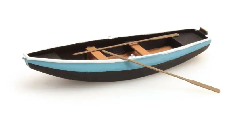 Artitec - Steel Rowboat - Blue (Ho Scale) 1