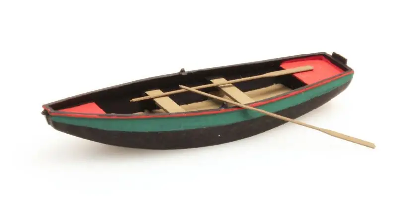 Artitec - Steel Rowboat - Green (Ho Scale) 1