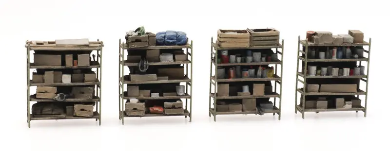 Artitec - Storage Shelves (4Pk) (Ho Scale) 1