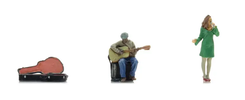 Artitec - Street Musicians (Ho Scale) 1