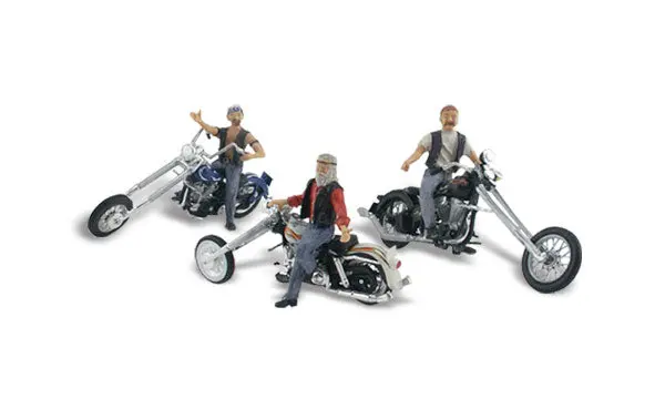 As5344 - Autoscenes - Bad Boy Bikers (N Scale) 1