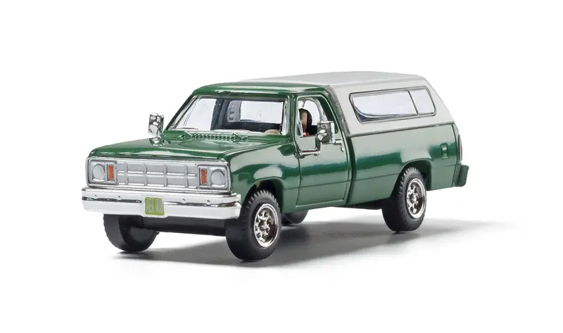 As5364 - Camper Shell Truck Green (Ho Scale) 1