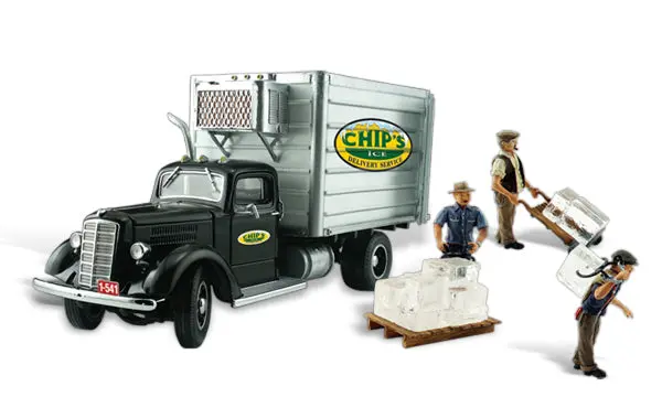 As5557 - Autoscenes - Chip's Ice Truck (Ho Scale) 1