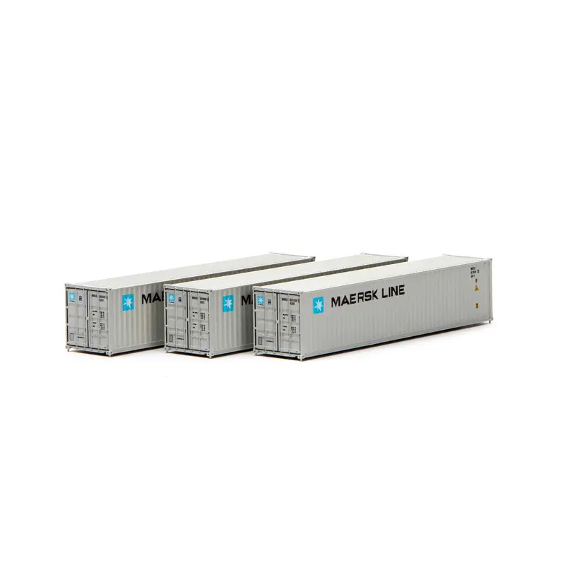 Ath17638 - 40' Low-Cube Container - Maersk Line 3Pc (N Scale) 1