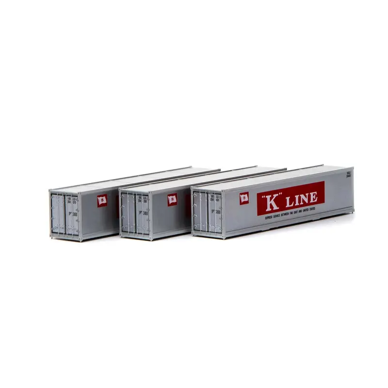 Ath17702 - 40' Smooth Side Container - K-Line 3Pc (N Scale) 1