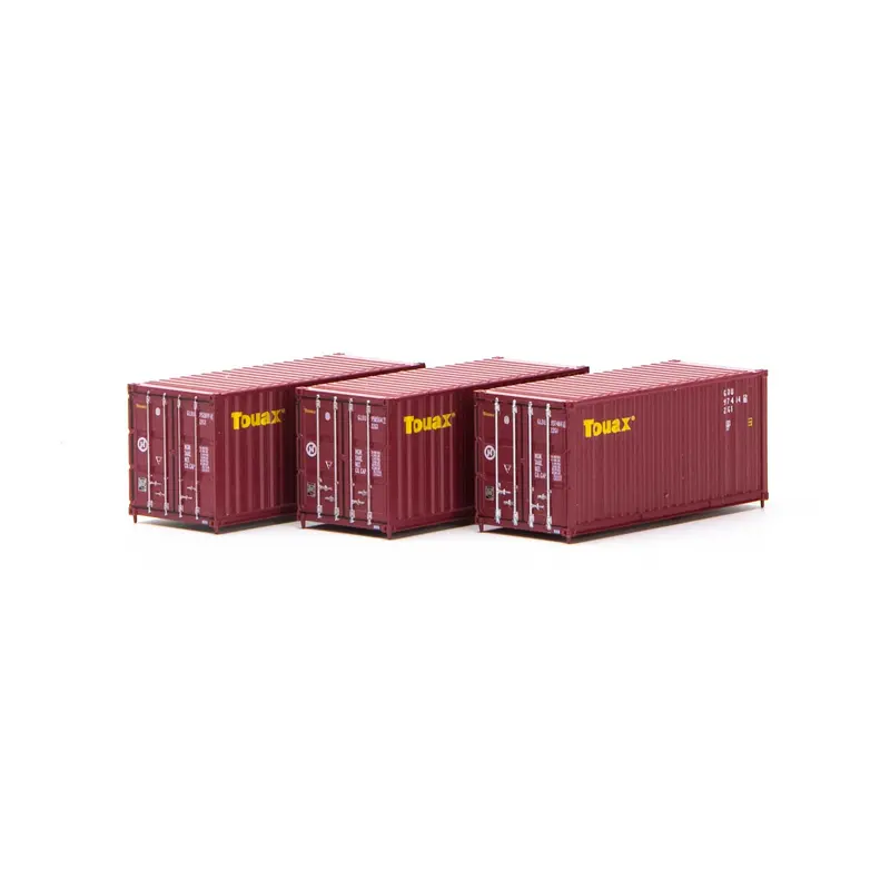 Ath17726 - 20' Corrugated Container - Touax 3Pc (N Scale) 1