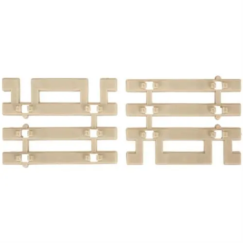 Atlas - At-0599 - Concrete Flex-Track End Tie Sections - Code 83 (Ho Scale) 1