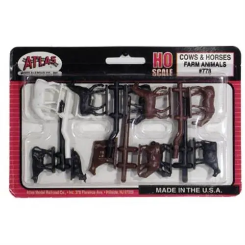 Atlas - At-0778 - Cows And Horses (Ho Scale) 1