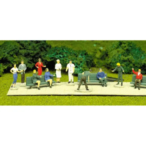 Atlas - At-0793 - Pedestrian Figures, 24Pc Unpainted (Ho Scale) 1