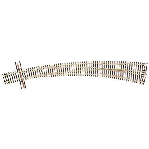 Atlas - At-2059 - Right Hand Curved Turnout 21.25”/15", Code 55 (N Scale) 1