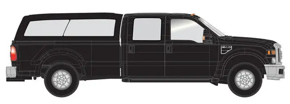 Atlas - At-35000007 - Ford F-350 Pickup Truck - Black Ute With Canopy (Ho Scale) 1