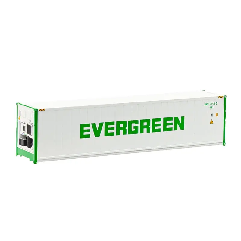 Atlas - At-50005999 - '40 Refrigerated Container Evergreen [Emcu] - Set #2 - 5321510, 5321551, 5321649 (N Scale) 1