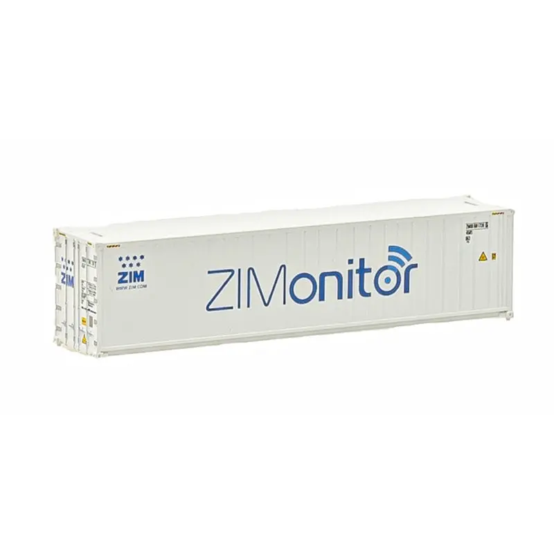Atlas - At-50006004 - '40 Refrigerated Container Zim Monitor [Zmou] - Set #1 - 8817369, 8817395, 8817414 (N Scale) 1