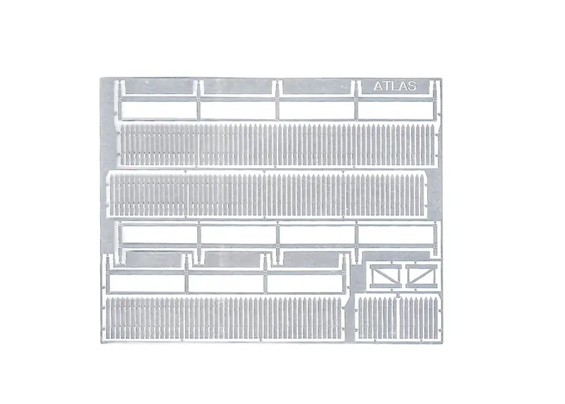 Atlas - Blma4200 - Picket Fence With Gate (Ho Scale) 1