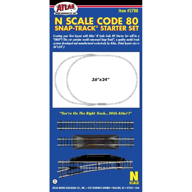 Atlas - Track Starter Set, Code 80, N Scale 1