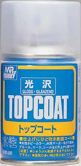 B501 Mr Topcoat Gloss Clear Spray Can 88Ml 1