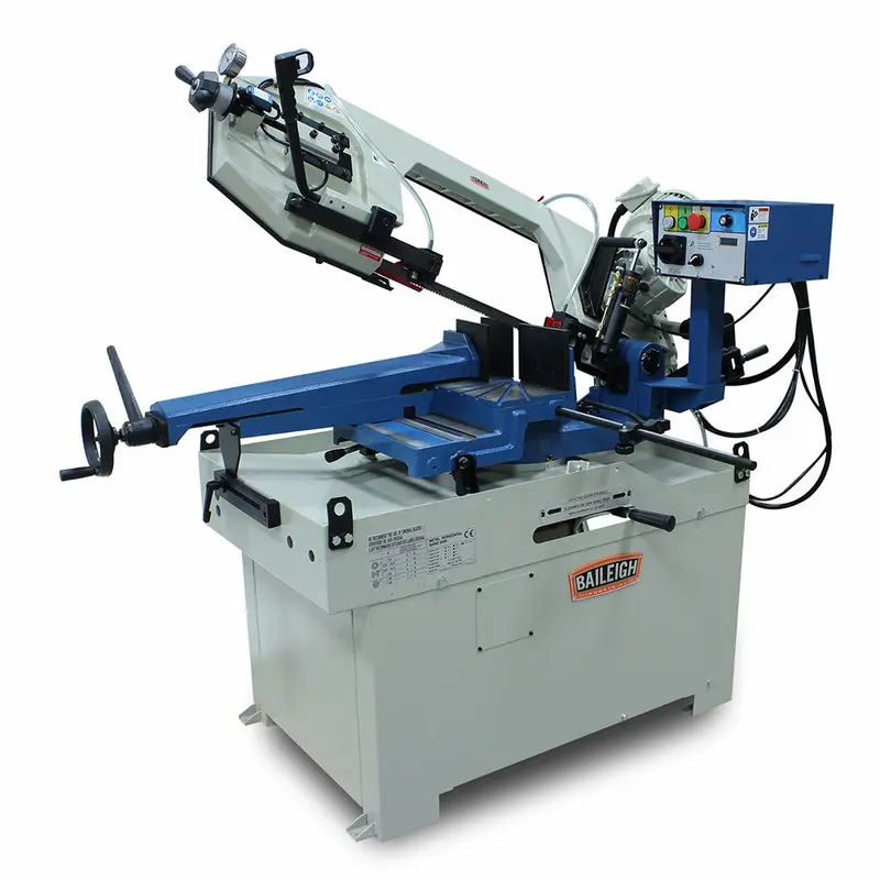 Baileigh 1001557 Bs-350M 220V 10" Variable Speed Dual Miter Band Saw 1