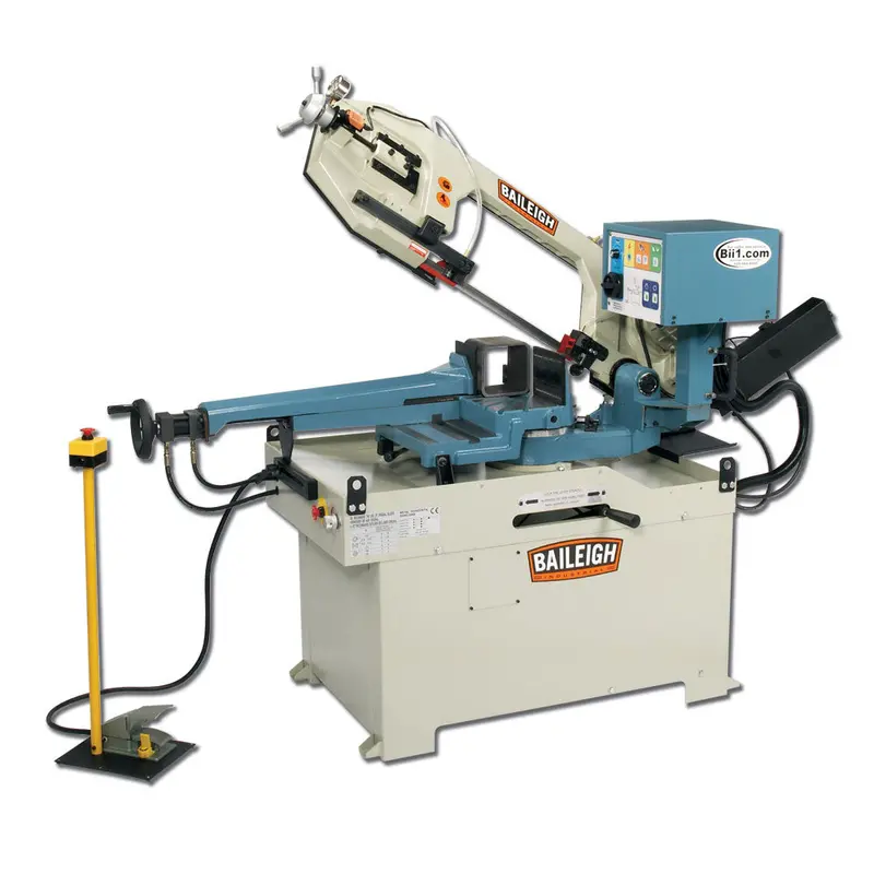 Baileigh 1001570 Bs-350Sa 220V Gear Driven Dual Miter Band Saw 1