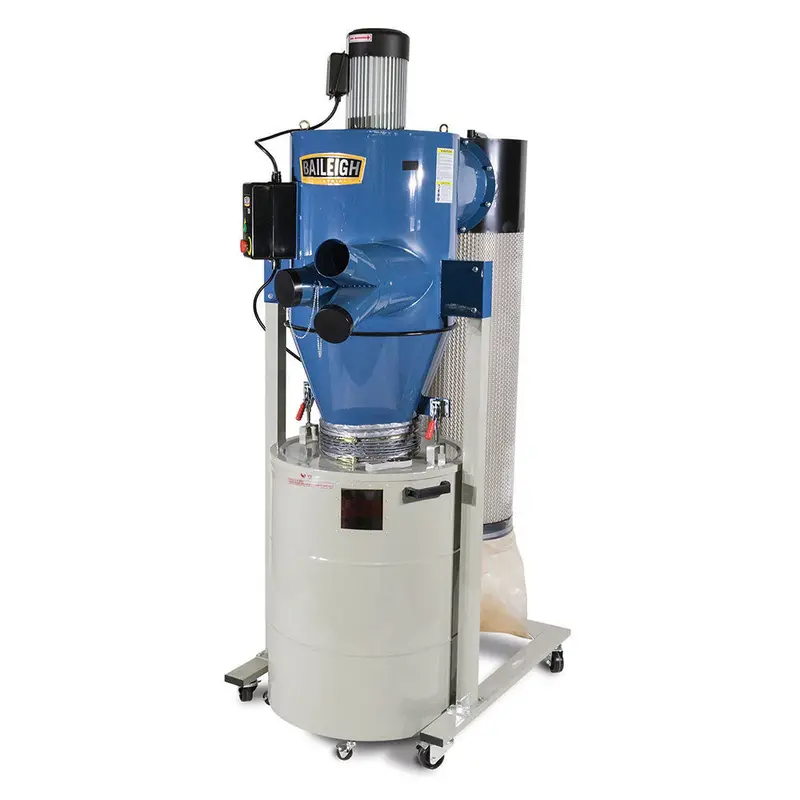 Baileigh 1002687 Dc-2100C 220V 3Hp Cyclone Dust Collector 1