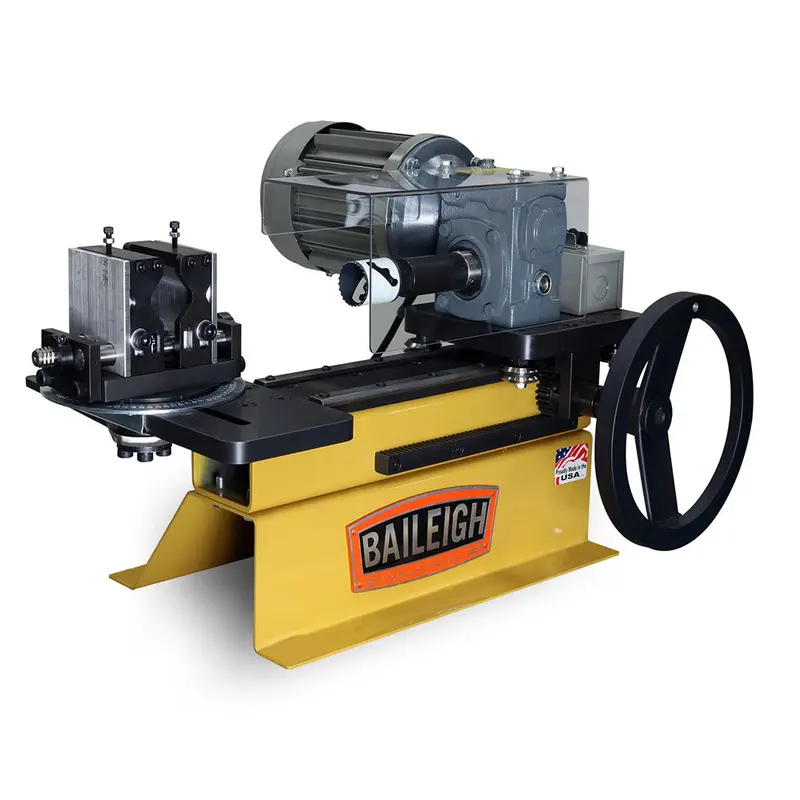 Baileigh 1008056 Tn-300 110V Hole Saw Tube Pipe Notcher W/Rigid Steel Plate Base 1