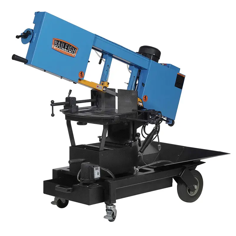 Baileigh Bs-10Vs 115V 10" Portable Evs Dual Mitering Bandsaw 1