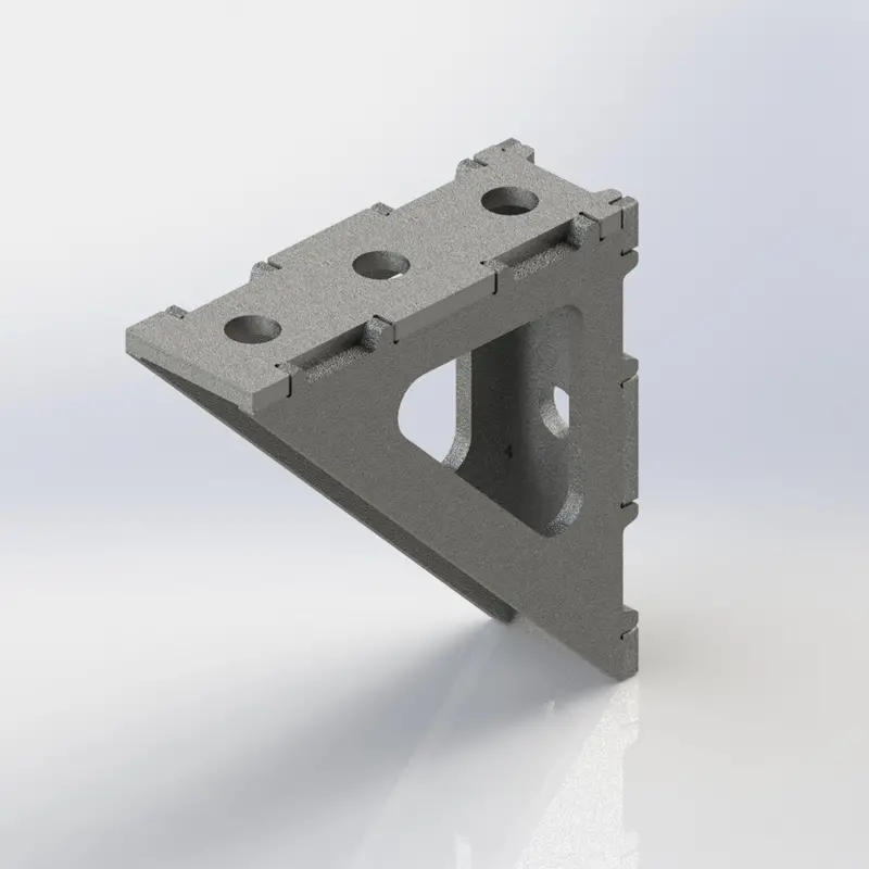 Baileigh Wjt-Ab762uw-16 6" X 4" X 2" Weld Together Angle Block 1