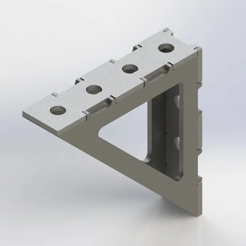 Baileigh Wjt-Ab772uw-16 7.75" X 7.75" X 2" Weld Together Angle Block 1