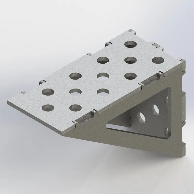 Baileigh Wjt-Ab864uw-16 8.75" X 6" X 4" Weld Together Angle Block 1
