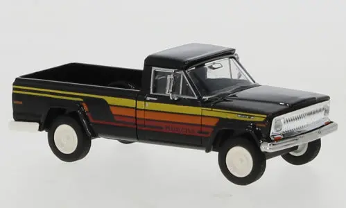 Bk19811 - Jeep Gladiator B - Black/Red Honcho (Ho Scale) 1