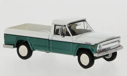 Bk19818 - Jeep Gladiator B - White/Metallic Green (Ho Scale) 1