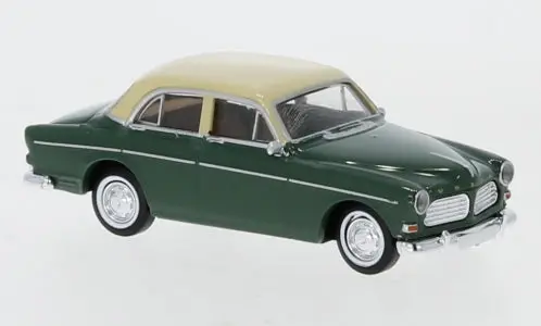 Bk29228 - Volvo Amazon - Dark Green/Beige - 4 Door (Ho Scale) 1
