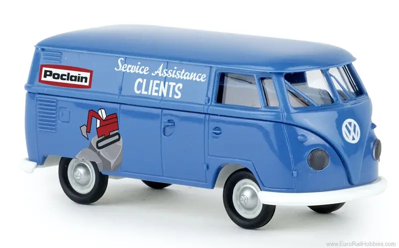 Bk32716 - Vw T1b Box Wagon - Poclain (Ho Scale) 1