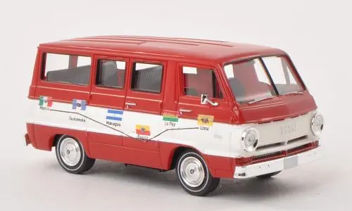 Bk34318 - Dodge A 100 Bus - Around The World (Ho Scale) 1