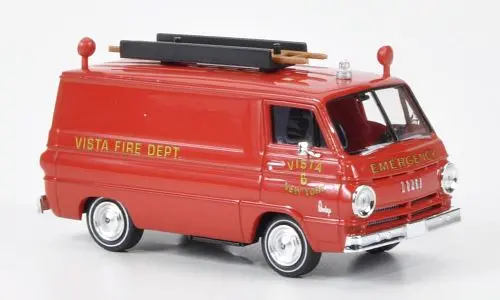 Bk34360 - Dodge A100 Van - Fire Rescue - Vista New York (Ho Scale) 1