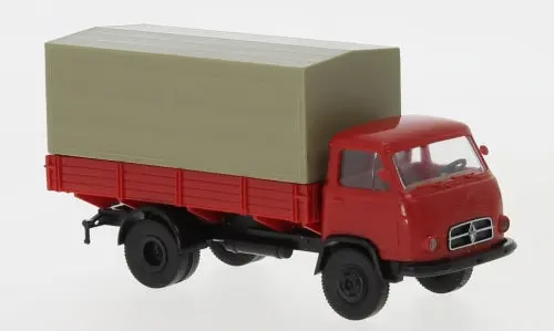 Bk43225 - Borgward B 655 Pp - Red/Black (Ho Scale) 1
