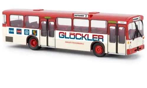 Bk50780 - Mercedes O 305 City Bus - Hanau - Glöckler (Ho Scale) 1