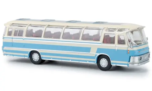 Bk58280 - Neoplan Nh 12 - Light Beige/Light Blue (Ho Scale) 1